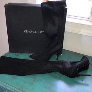 Kendall & Kylie knee high boots